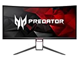 Acer Predator Gaming X34 Pbmiphzx Curved 34" UltraWide QHD Monitor with NVIDIA G-SYNC Technology (Display Port & HDMI Port),Black